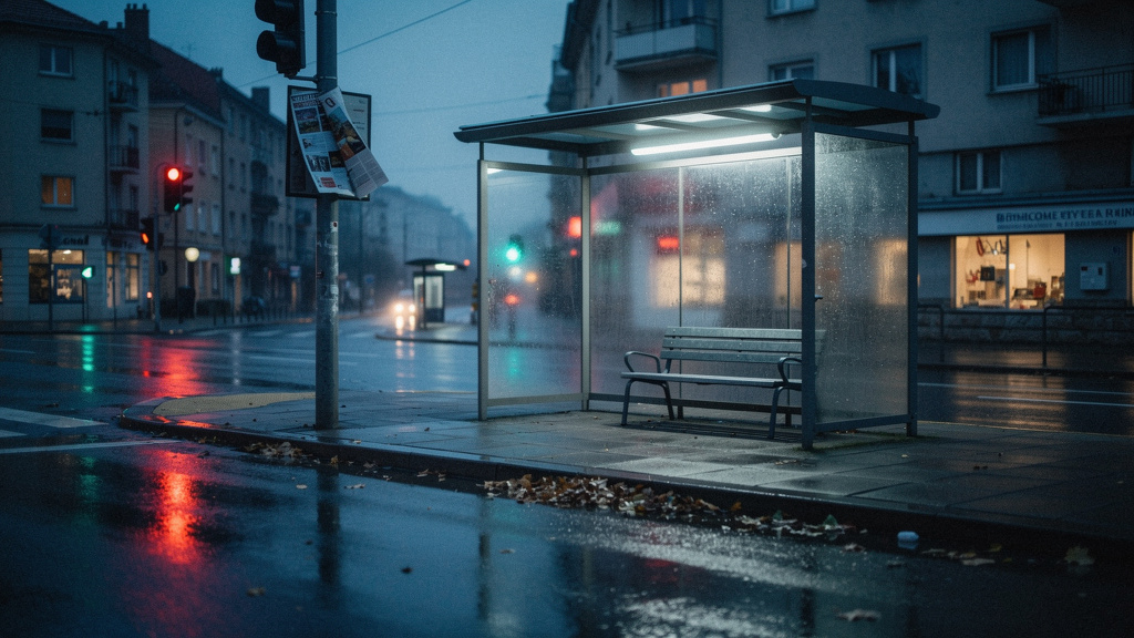 The Accidental Philosophy of Bus Stop Silences